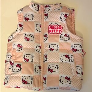 Hello Kitty Patchwork Puffer Vest
